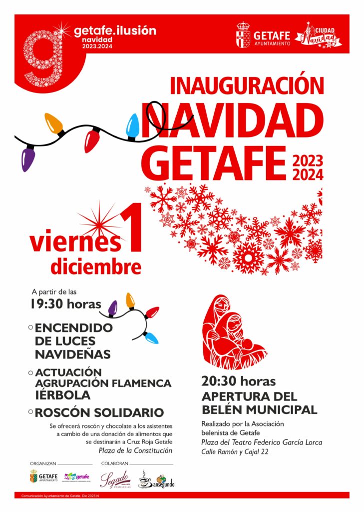 Texto Alternativo: Getafe enciende la Navidad el próximo 1 de diciembre