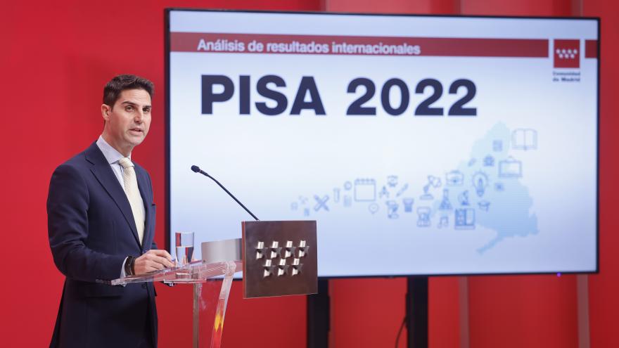 Texto Alternativo: La Comunidad de Madrid entra por primera vez en el top ten del Informe PISA en Matemáticas, Lectura y Ciencias