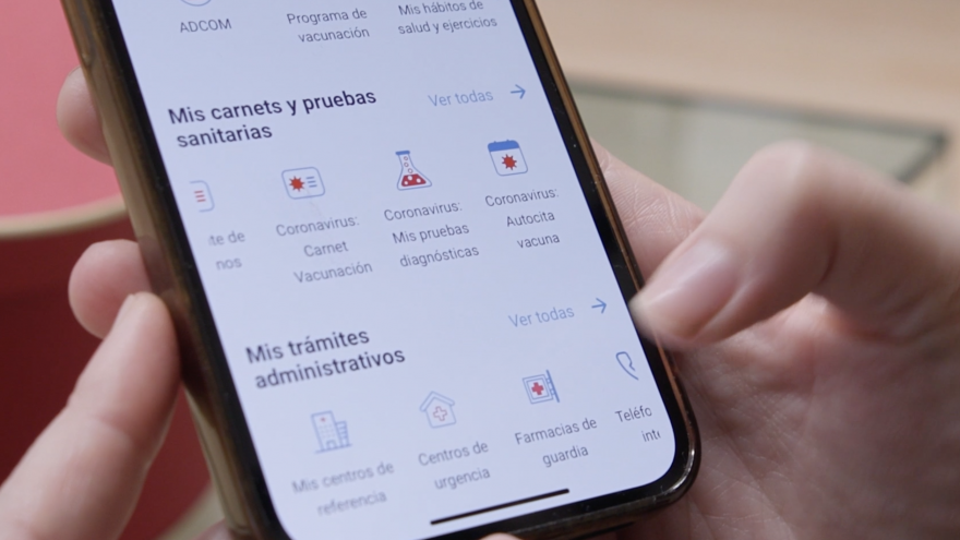 Texto Alternativo: La Comunidad de Madrid actualiza la app Tarjeta Sanitaria Virtual con mejoras que incluyen la tramitación de citas de pacientes asociados a la cuenta