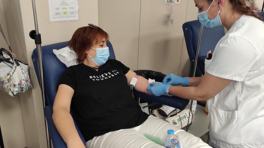 Texto Alternativo: La Comunidad de Madrid celebra un maratón de donación en el Centro de Transfusión para garantizar las reservas de sangre en Navidad