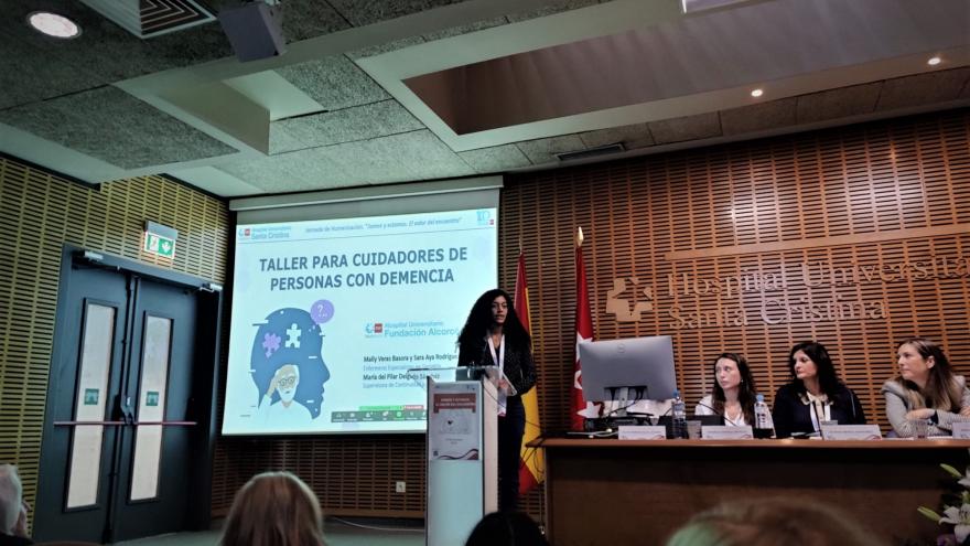 Texto Alternativo: El Hospital Fundación Alcorcón, premiado por su taller 'Cuidando en la demencia' como aportación a la humanización sanitaria