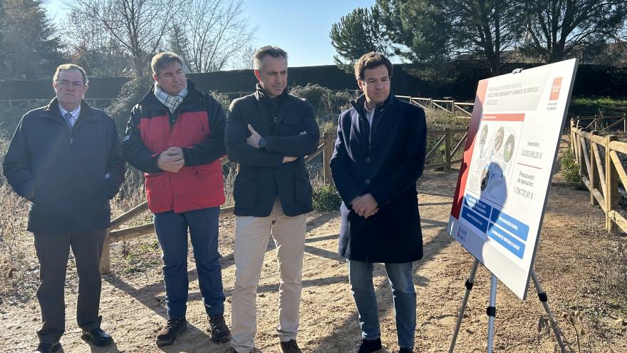 Texto Alternativo: La Comunidad de Madrid finaliza los trabajos de renovación de 2,5 kilómetros de colectores en Las Rozas de Madrid