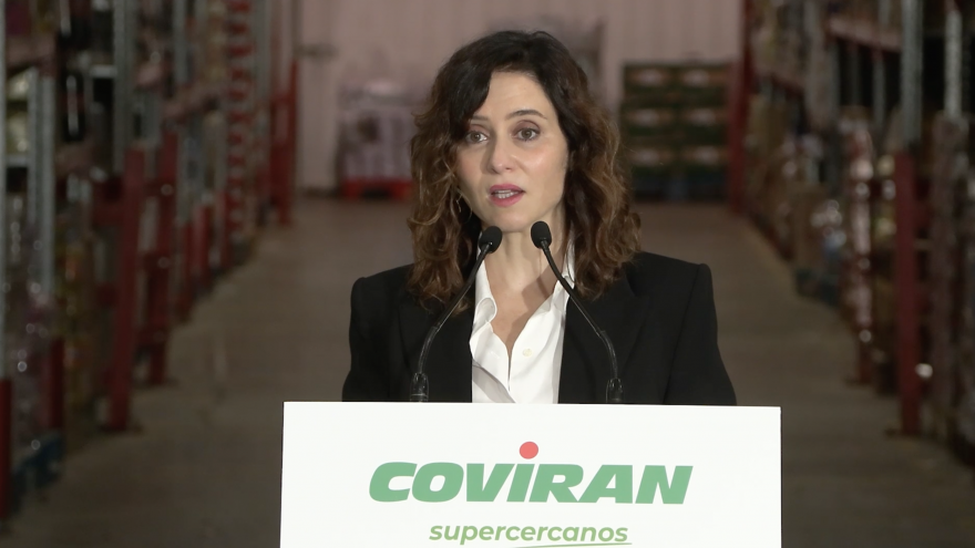 Texto Alternativo: Díaz Ayuso defiende las políticas de Madrid frente a las que están generando una escala de precios de los productos básicos por encima de la media europea