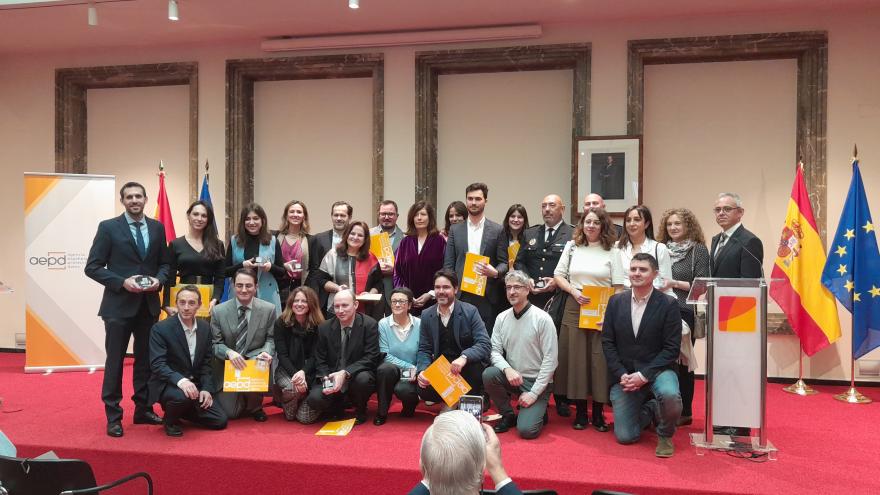 Texto Alternativo: La Comunidad de Madrid, premiada por su difusión y concienciación de la protección de datos personales en la Administración