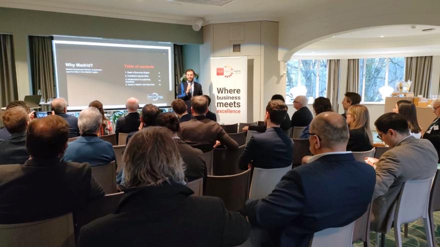 Texto Alternativo: La Comunidad de Madrid continúa en Francia su agenda internacional para captar inversiones