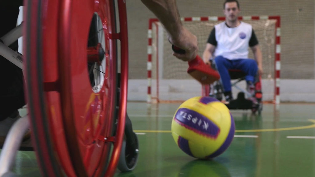 Texto Alternativo: El Ayuntamiento de Leganés abrirá Escuelas Inclusivas de un nuevo deporte, el foothand, fútbol en silla de ruedas&nbsp;