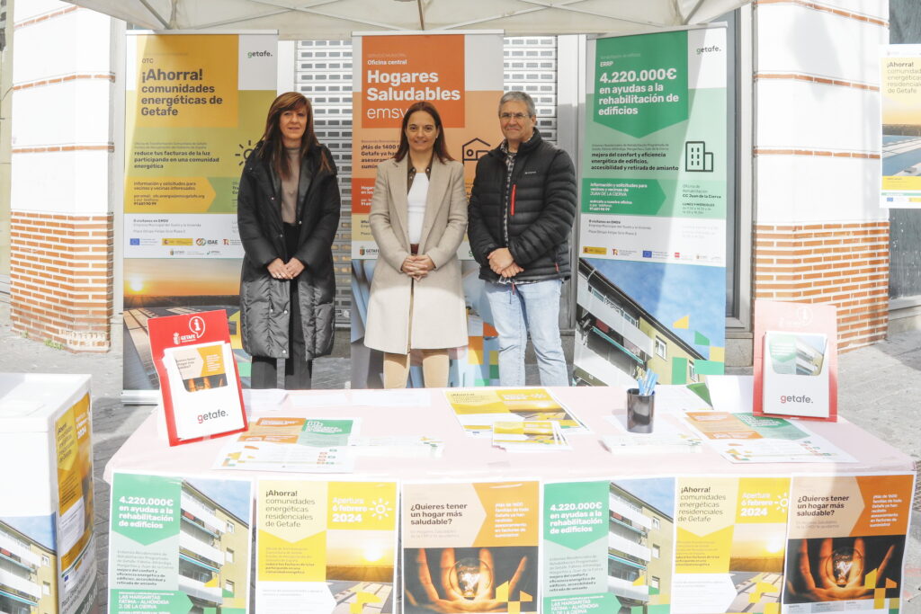 Texto Alternativo: Getafe inaugura un nuevo servicio sobre comunidades energéticas