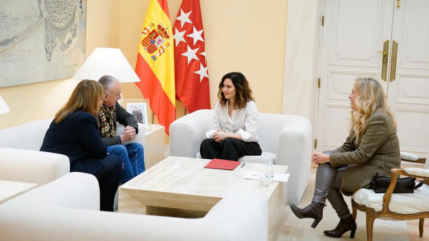 Texto Alternativo: Díaz Ayuso aborda con UGT las políticas del Gobierno regional sobre empleo, formación, servicios públicos y siniestralidad laboral
