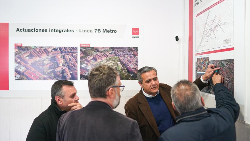 Texto Alternativo: La Comunidad de Madrid comenzará este lunes a prestar ayuda psicológica a los vecinos afectados por la línea 7B de Metro