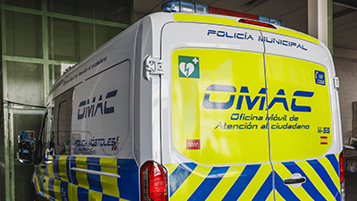 Texto Alternativo: La Policía Municipal de Móstoles llegará a los barrios con la nueva Oficina Móvil de Atención Ciudadana