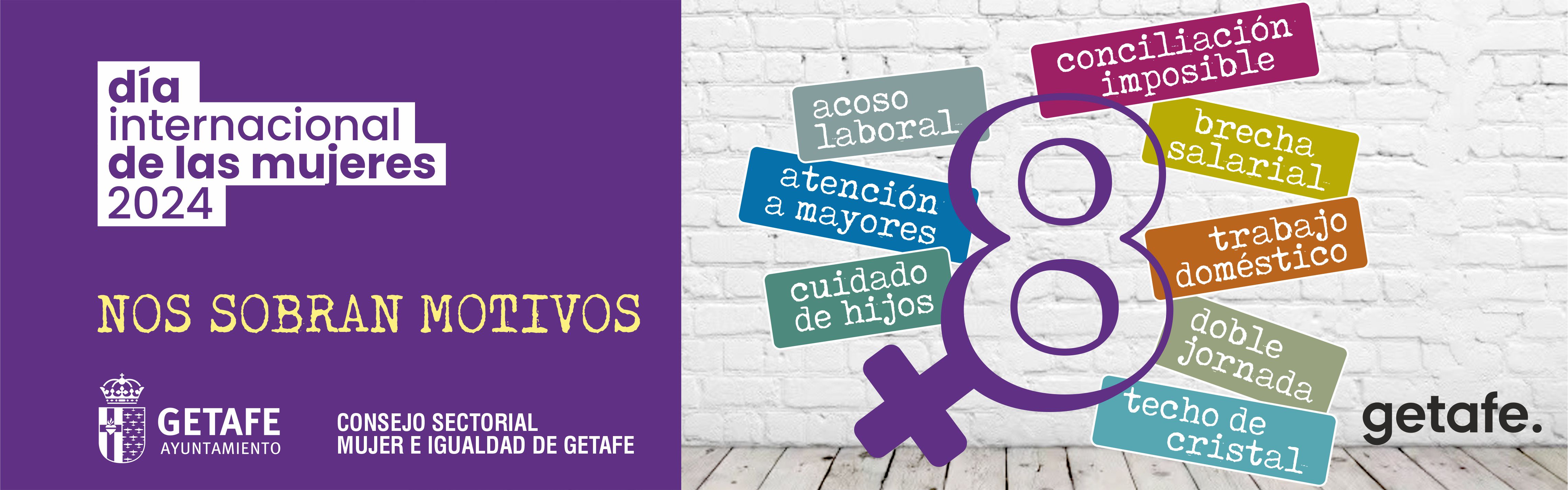 Texto Alternativo: Getafe celebra el Día Internacional de las mujeres con el lema ‘Nos sobran motivos’