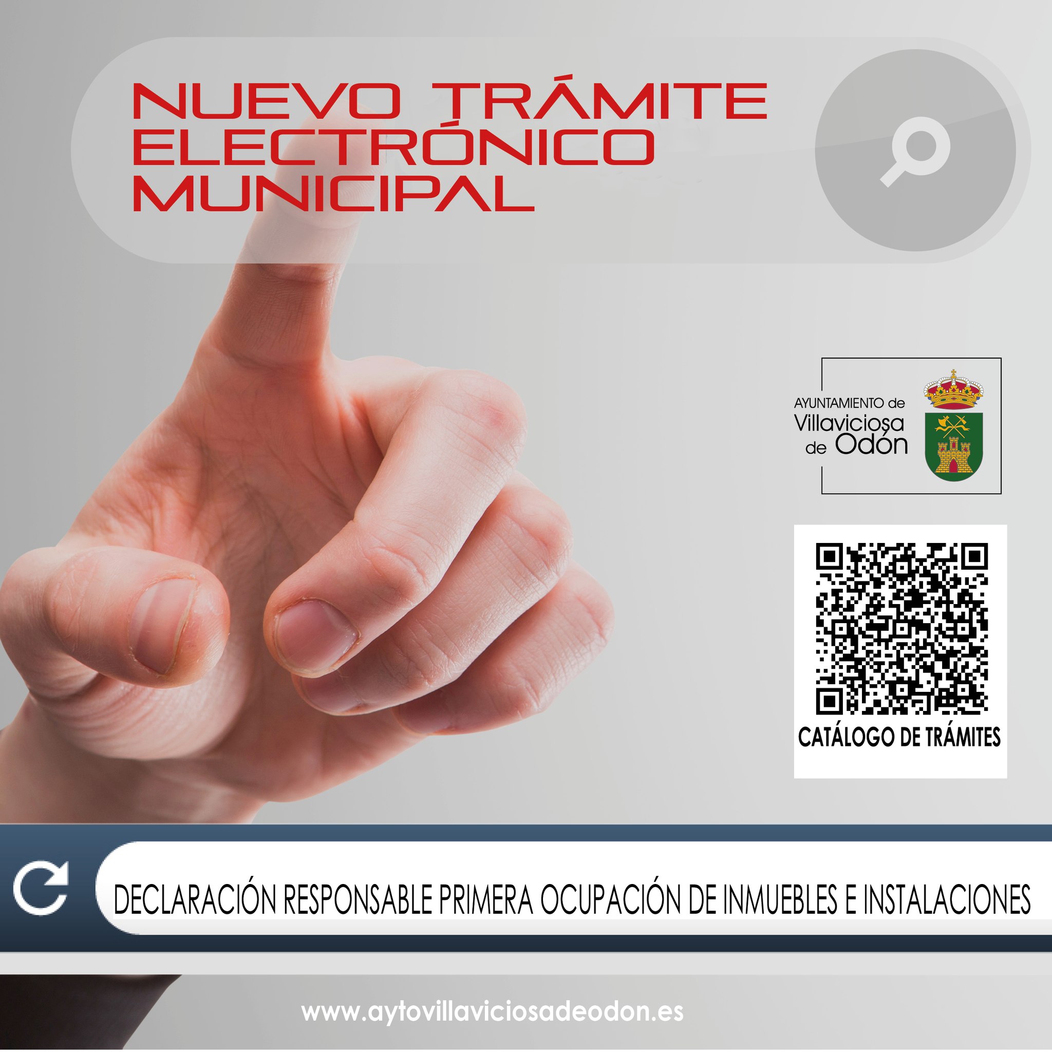 Texto Alternativo: La sede electrónica de la web municipal incorpora un nuevo trámite administrativo