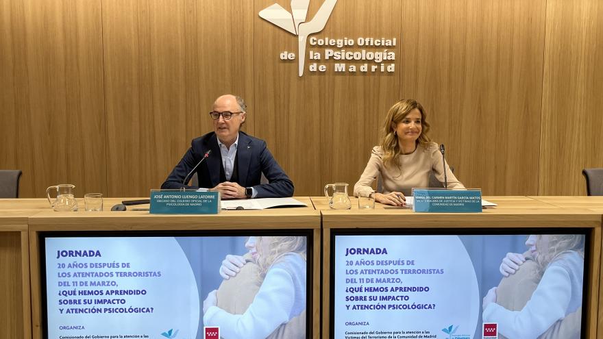 Texto Alternativo: La Comunidad de Madrid reúne a un centenar de psicólogos para analizar el impacto emocional 20 años después de los atentados terroristas del 11-M