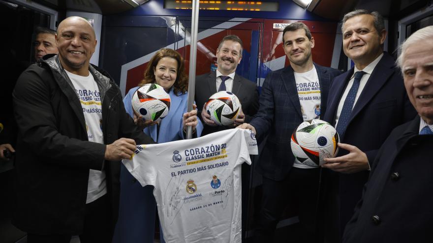 Texto Alternativo: La Comunidad de Madrid el Gobierno de la Comunidad de Madrid presenta el partido de fútbol benéfico Corazón Classic Match para recaudar fondos contra la ELA