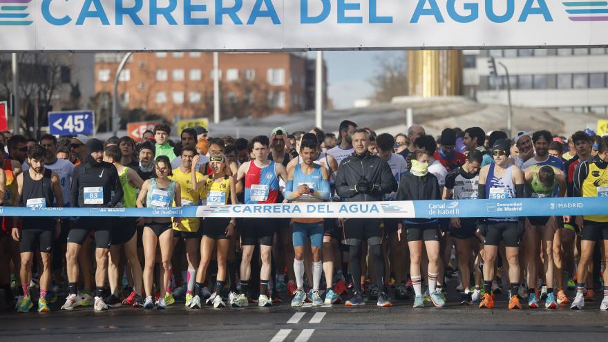 Texto Alternativo: La Comunidad de Madrid reúne a 3.300 atletas en la 41ª edición de la Carrera del Agua