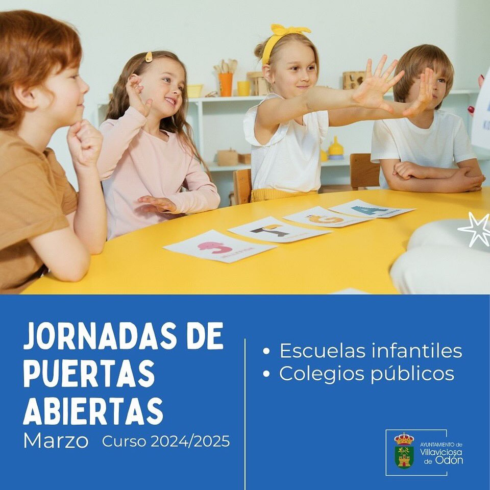 Texto Alternativo: Jornadas de Puertas abiertas de los colegios y escuelas públicas