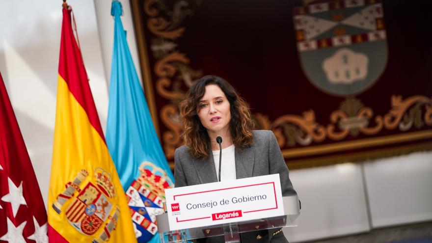 Texto Alternativo: Díaz Ayuso detalla los 125 millones de inversiones en Leganés centradas en educación, sanidad y mayores