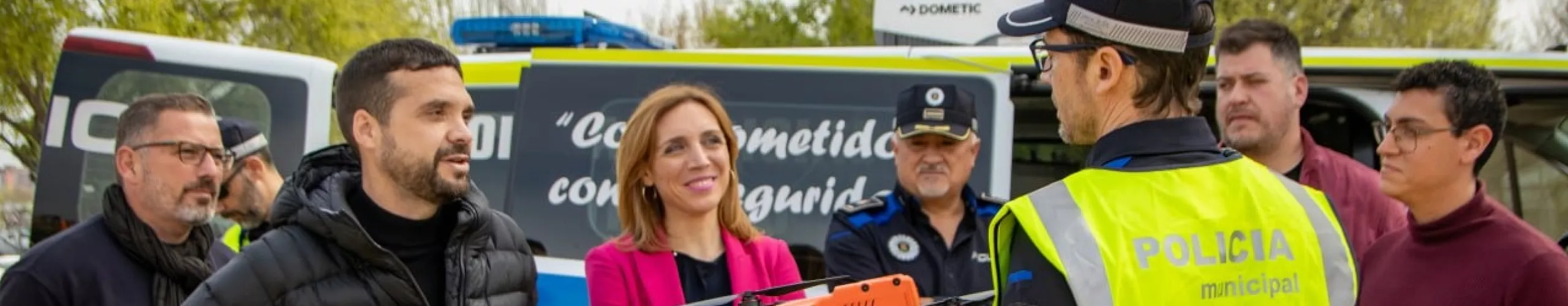 Texto Alternativo: Alcorcón presenta su Unidad de Drones de la Policía Municipal en su apuesta por la prevención y la innovación en la seguridad del municipio