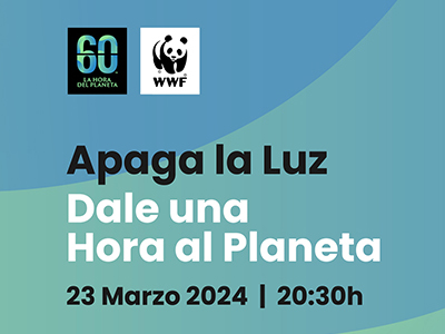 Texto Alternativo: Móstoles se suma a la Hora del Planeta