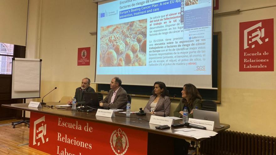 Texto Alternativo: Más de 300 personas siguen la jornada del IRSST sobre el gas radón