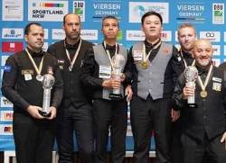 Texto Alternativo: El mostoleño Rubén Legazpi, subcampeón del mundo de billar a 3 bandas por equipos nacionales