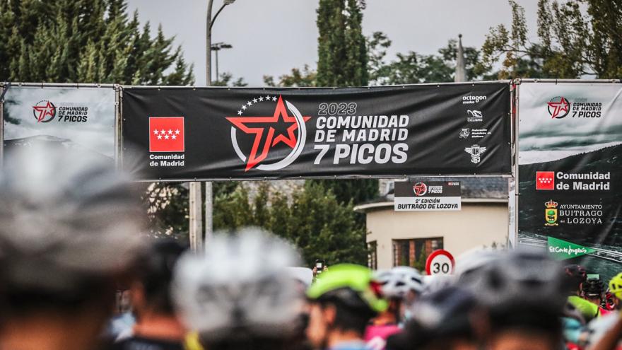 Texto Alternativo: La Comunidad de Madrid celebra la tercera edición de la marcha cicloturista que corona siete de sus puertos de montaña más emblemáticos