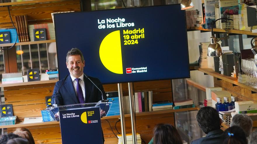 Texto Alternativo: La Comunidad de Madrid celebra la XIX Noche de los Libros con más de 500 actividades gratuitas en un centenar de municipios