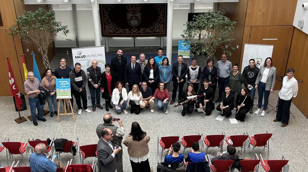 Texto Alternativo: Leganés celebra el acto institucional por la Semana de la Salud, enmarcado en cerca de 40 actividades
