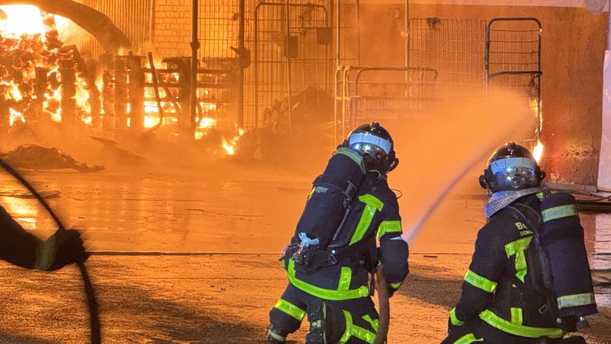 Texto Alternativo: La Comunidad de Madrid logró en 2023 el récord histórico de intervenciones de su Cuerpo de Bomberos