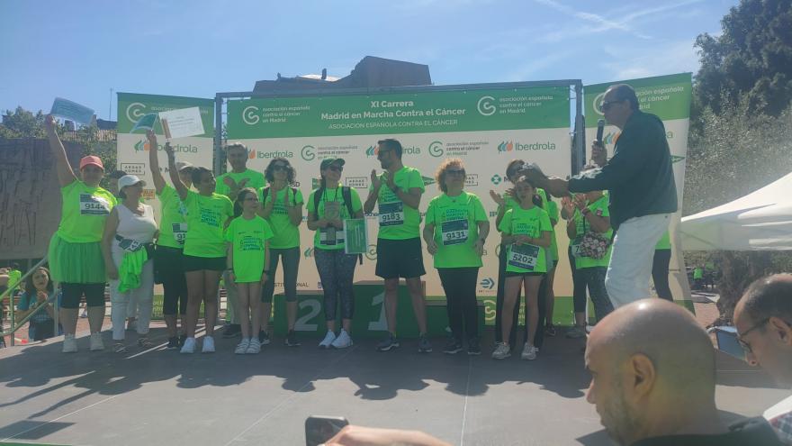Texto Alternativo: El Hospital Príncipe de Asturias, premiado de nuevo por su participación en la 'Carrera Contra el Cáncer'