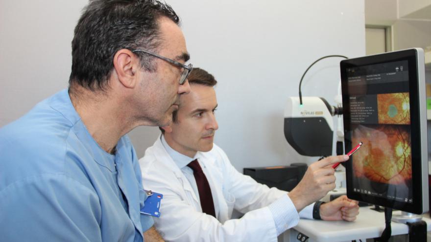 Texto Alternativo: El Hospital Clínico San Carlos dispone de una unidad exclusiva para tratar una de las enfermedades más frecuentes de la retina