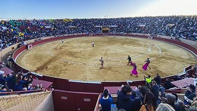 Texto Alternativo: Más de 5.000 personas llenan este domingo la plaza de toros de Móstoles