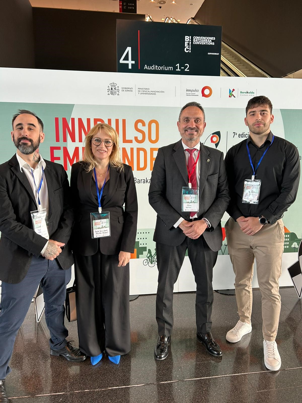 Texto Alternativo: El alcalde de Móstoles participa en el evento Innpulso Emprende, un encuentro con la Innovación en Barakaldo