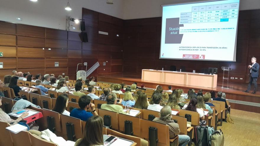 Texto Alternativo: El Centro de Transfusión de la Comunidad de Madrid organiza las primeras Jornadas Nacionales de Enfermería en Donación de Sangre y Componentes Sanguíneos