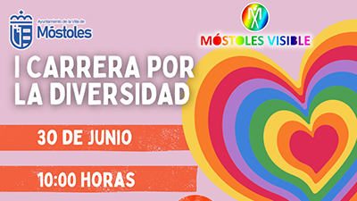 Texto Alternativo: El Ayuntamiento de Móstoles y la Asociación Móstoles Visible organizan la I Carrera por la Diversidad