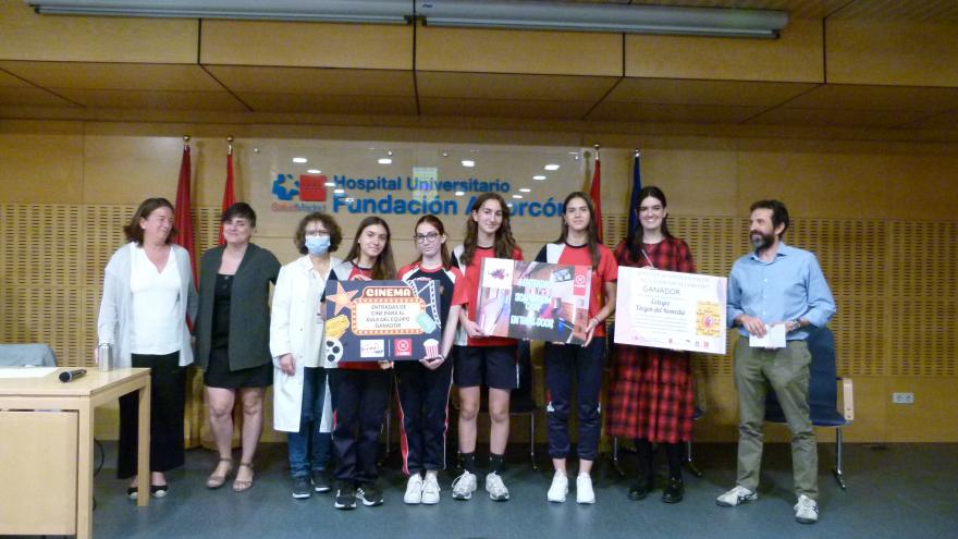 Texto Alternativo: El Hospital Fundación Alcorcón acoge la entrega de premios del programa de promoción de salud cardiovascular 'El Latido de Alcorcón'