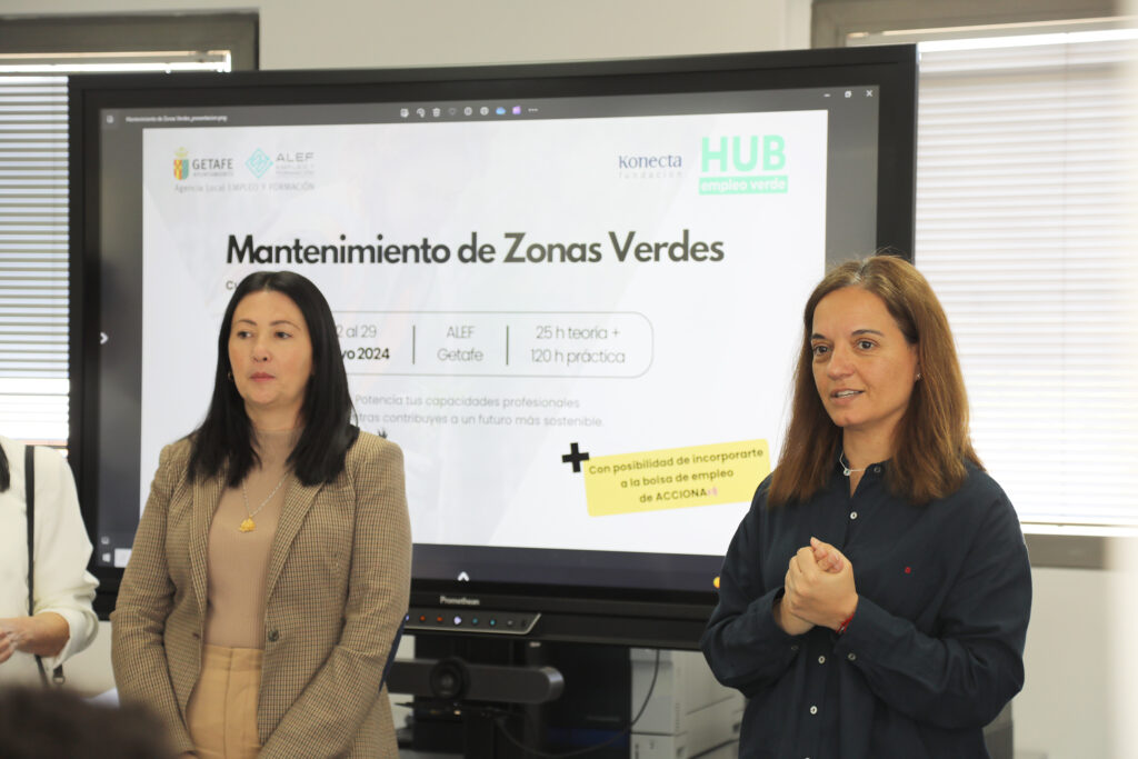 Texto Alternativo: Getafe lanza un proyecto de empleo verde