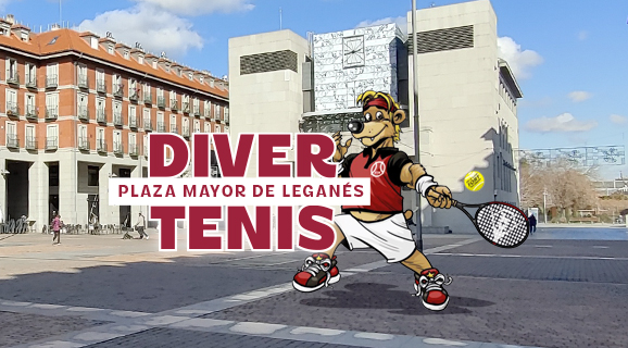 Texto Alternativo: ‘DiverTenis’ conquistará la Plaza Mayor con diez pistas con juegos y 100 vecinos de Leganés interpretarán el musical ‘24h Side Story’