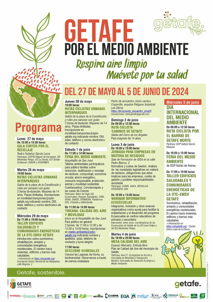 Texto Alternativo: Getafe celebra la Semana del Medioambiente