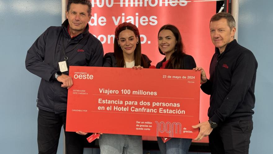 Texto Alternativo: La Comunidad de Madrid alcanza los 100 millones de usuarios en Metro Ligero Oeste coincidiendo con sus 17 años de funcionamiento