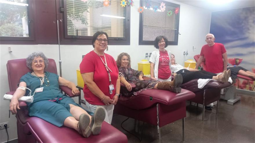 Texto Alternativo: El 'maratón' del Hospital Universitario de Getafe logra 208 donaciones de sangre