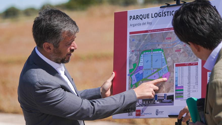 Texto Alternativo: La Comunidad de Madrid impulsará un gran parque logístico en Arganda del Rey para potenciar la región como polo de atracción del comercio internacional