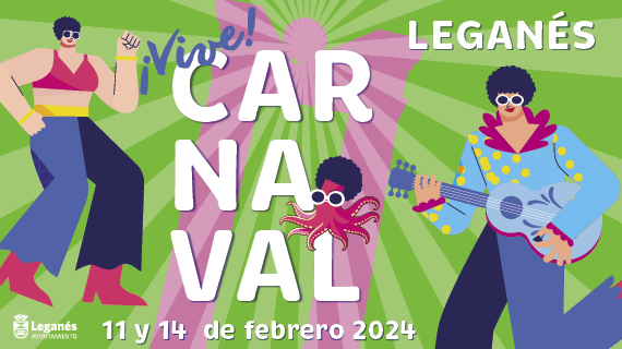 Texto Alternativo: El domingo se celebra en Leganés el gran desfile de Carnaval y la actuación de Chirigotas y DJ El Pulpo