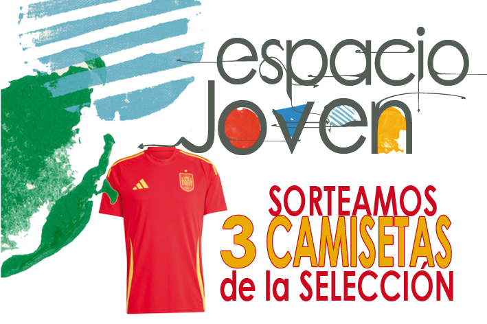 Texto Alternativo: Los jóvenes del municipio tienen la oportunidad de conseguir tres camisetas oficiales de la selección nacional de fútbol