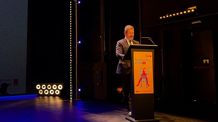 Texto Alternativo: La Comunidad de Madrid el Gobierno de la Comunidad de Madrid presenta la nueva temporada del Teatro de la Abadía, con cuatro producciones propias de un total de 22 espectáculos