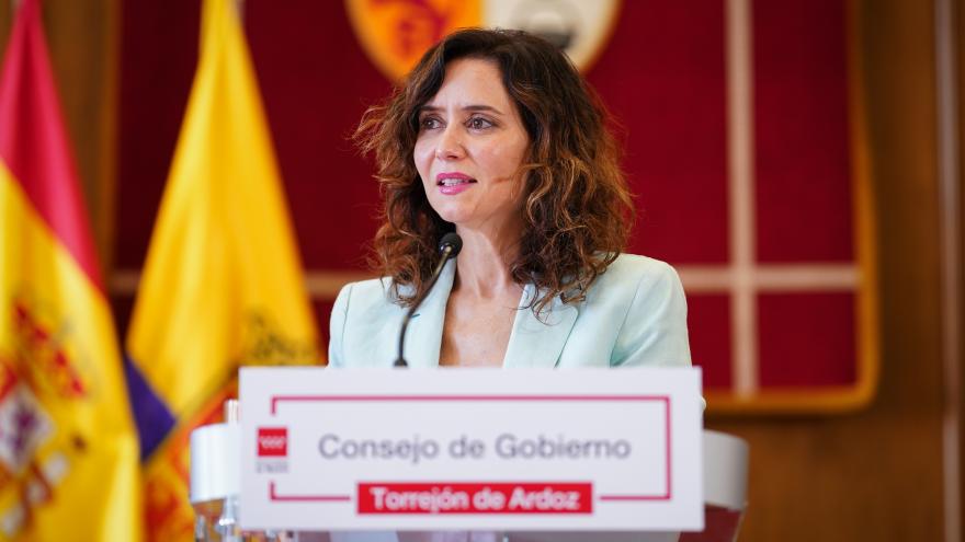 Texto Alternativo: Díaz Ayuso anuncia el arranque de la reforma de la Ley sobre drogodependencias y adicciones para proteger a los jóvenes de los derivados de la marihuana