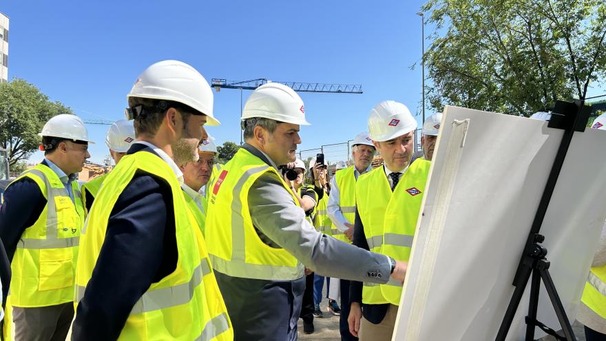 Texto Alternativo: La Comunidad de Madrid ya ha ejecutado el 60% de las obras de modernización integral y de accesibilidad de la estación de Metro de Begoña