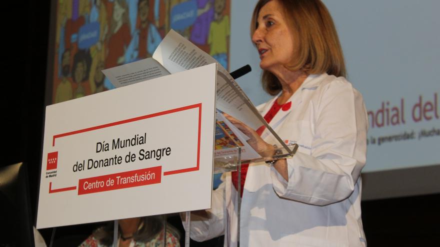 Texto Alternativo: La Comunidad de Madrid homenajea a los donantes de sangre por su generosidad, compromiso y altruismo que salva vidas