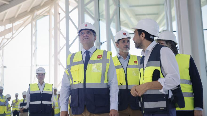 Texto Alternativo: La Comunidad de Madrid ya ha construido el 60% del nuevo intercambiador de transportes de Valdebebas