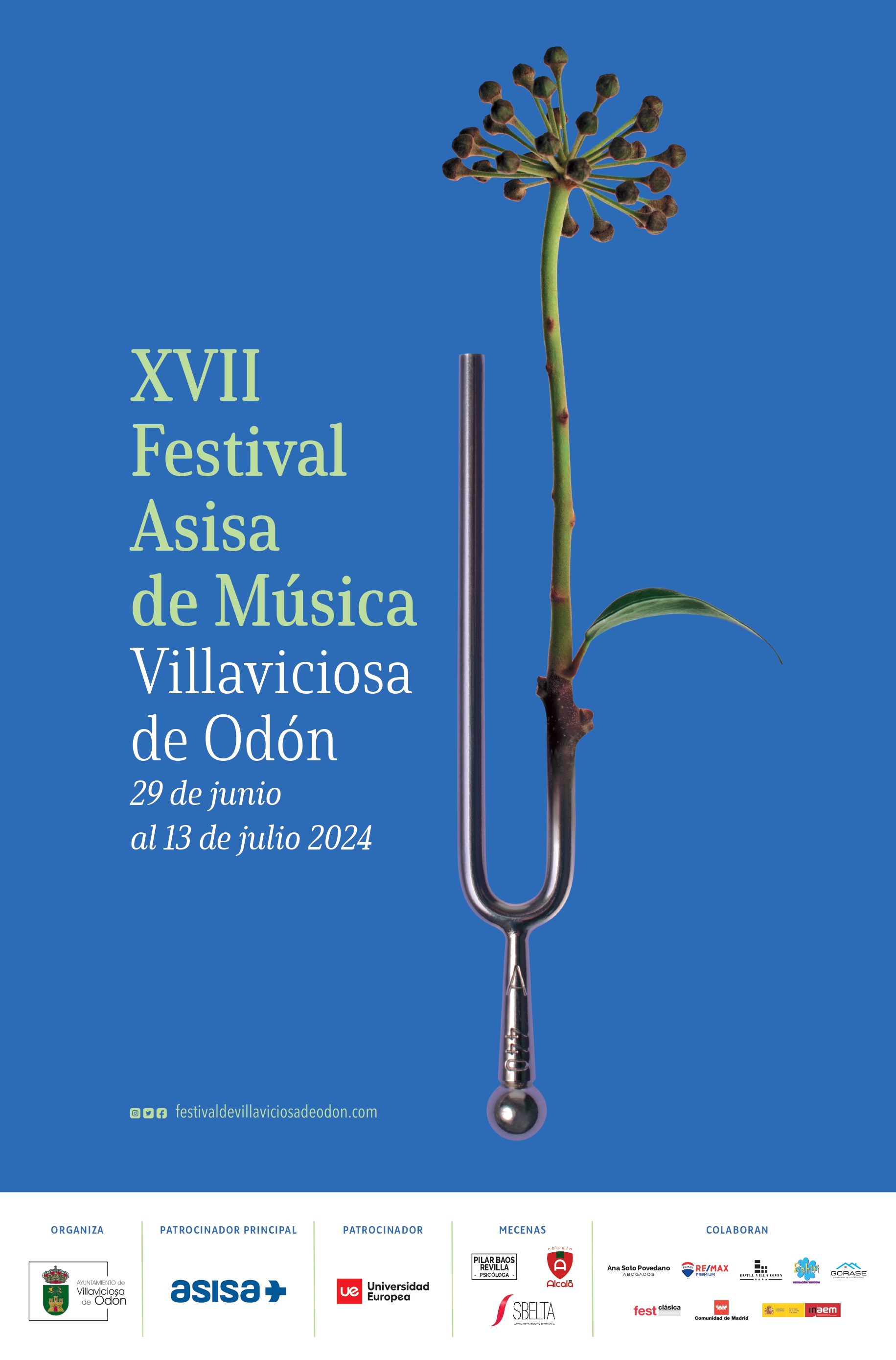 Texto Alternativo: Paquito D’Rivera abrirá este sábado la XVII edición del Festival Asisa de Música de Villaviciosa de Odón, cita ineludible en las noches musicales de verano en Madrid